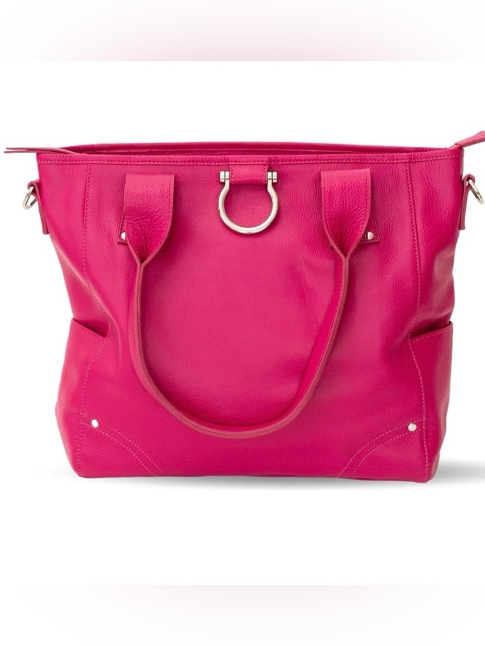 Sapahn bright pink Chloe Tote Bag
